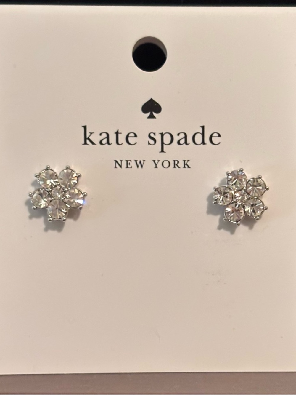 kate spade flower cluster earrings NWT